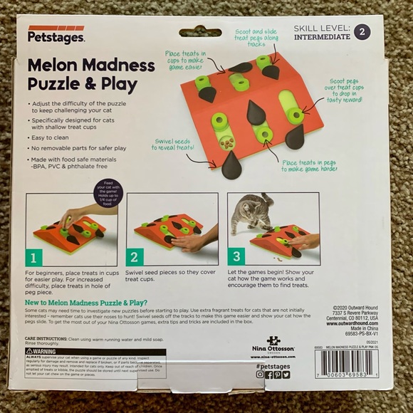 Melon Madness Puzzle & Play by Petstages - Picture 2 of 8